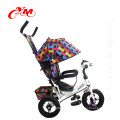 2017 Baby tricycle trike new model/hot tricycle wheels EN 71 customized/top quality children's 3 wheel bikes cheap
